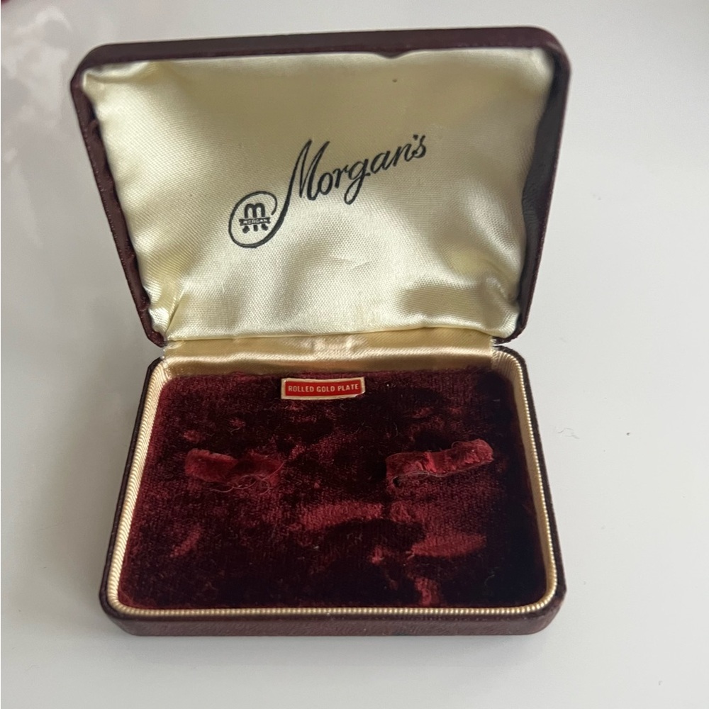 Vintage Velvet Jewelry Organizer Box